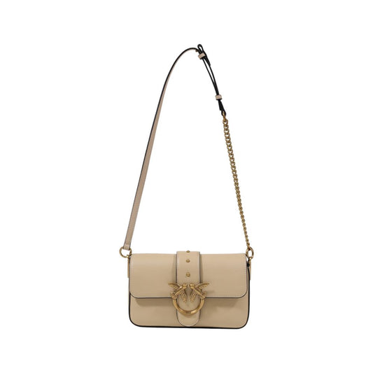 Gray Leather Handbag