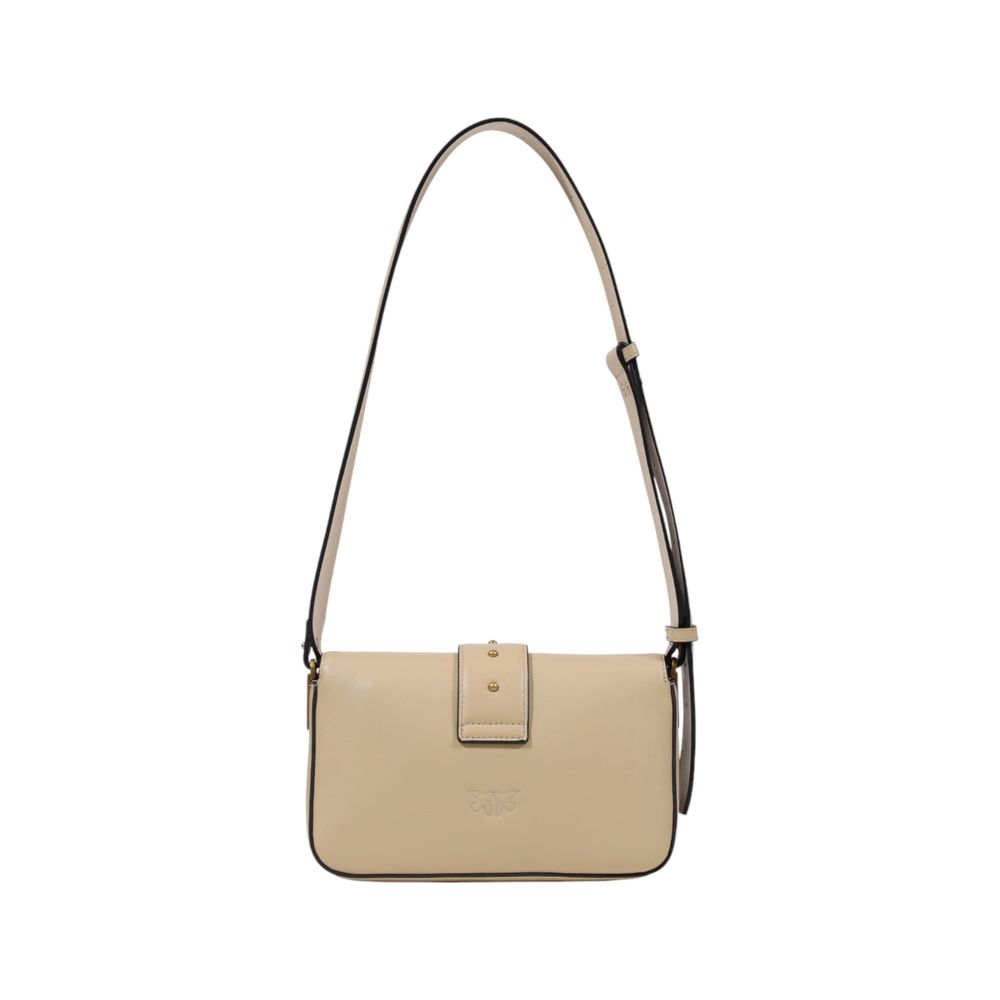 Gray Leather Handbag