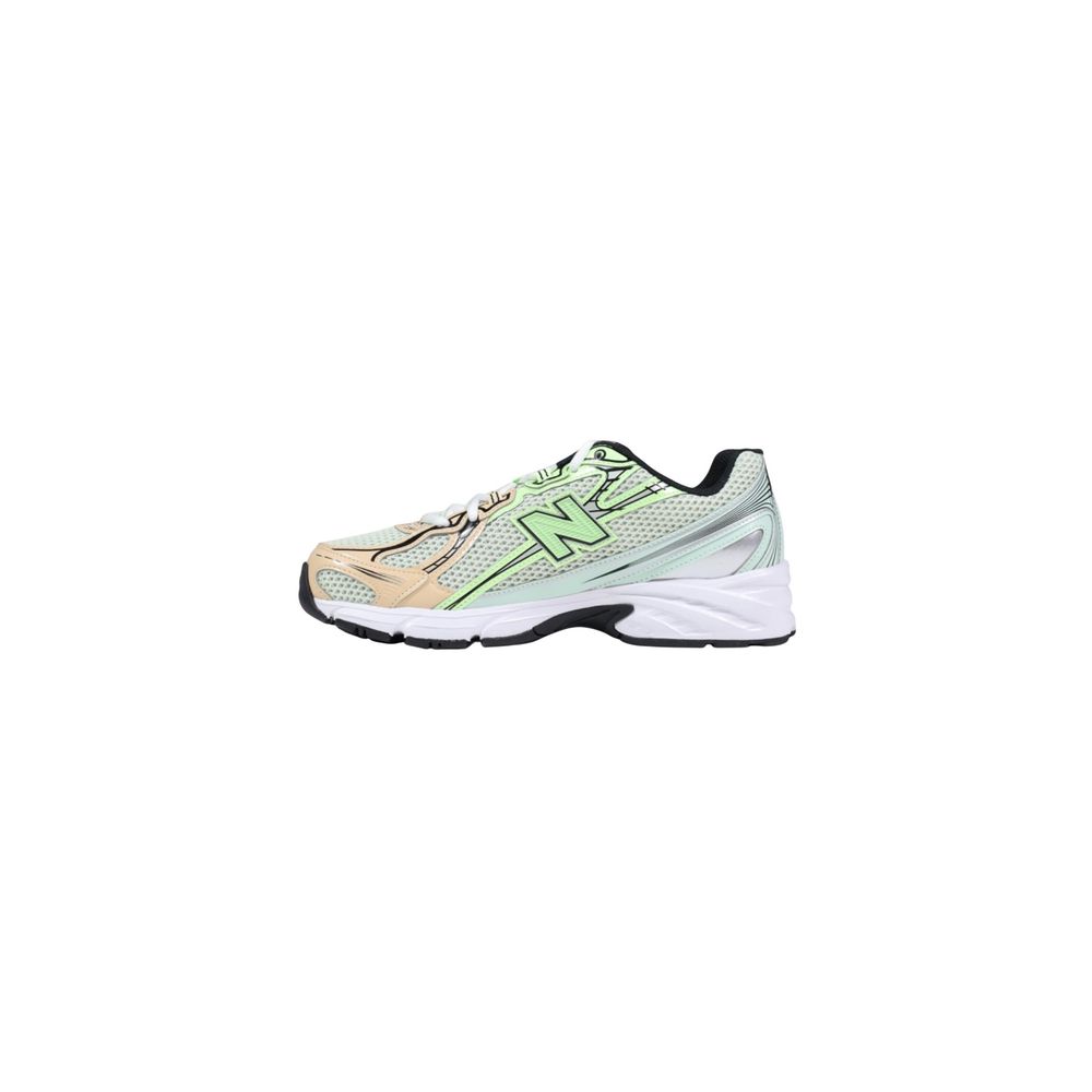 Green Synthetic Athletic Sneakers