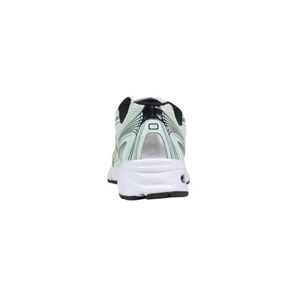Green Synthetic Athletic Sneakers