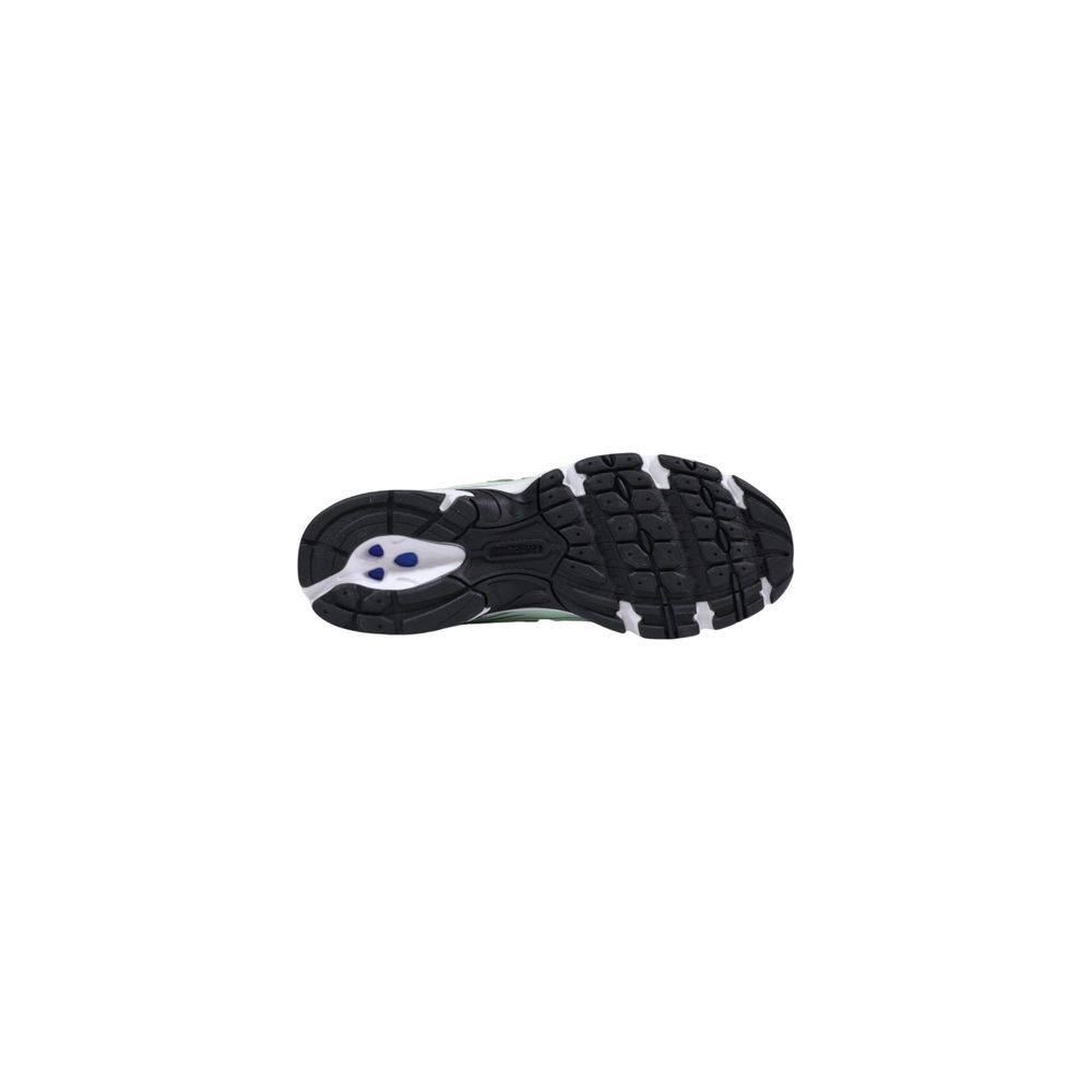 Green Synthetic Athletic Sneakers