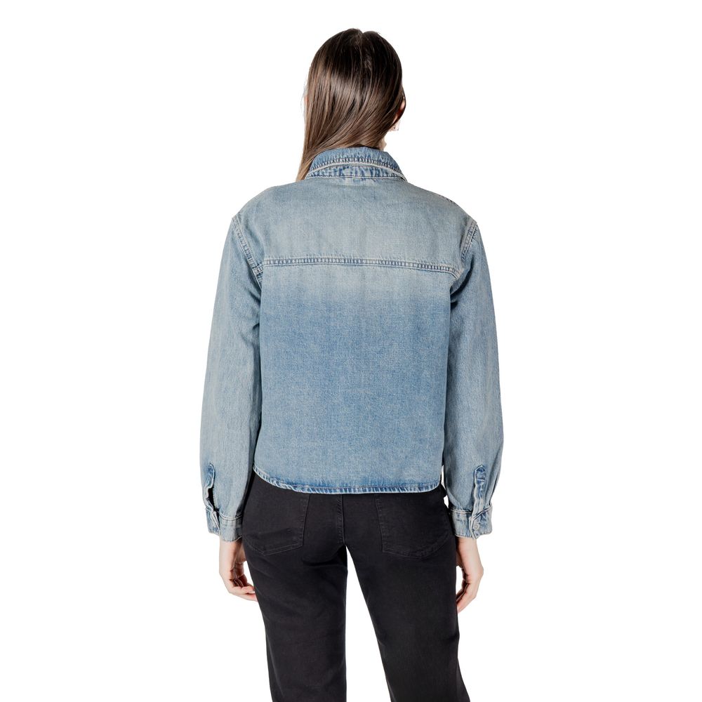 Light Blue Cotton Blouse