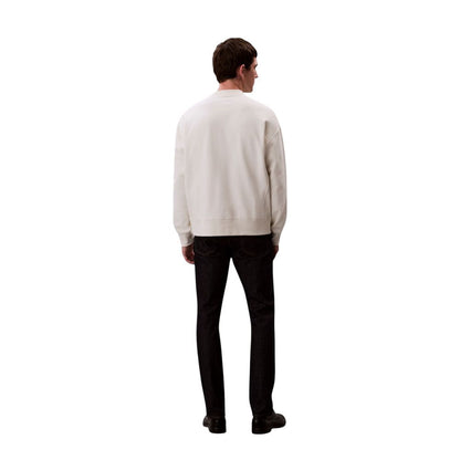 White Cotton Sweatshirt