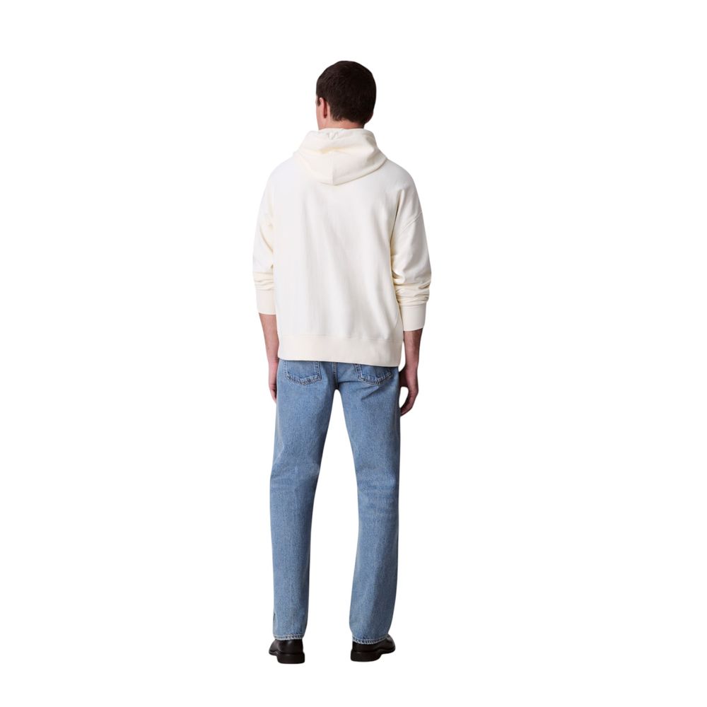 White Cotton Hoodie