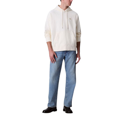 White Cotton Hoodie