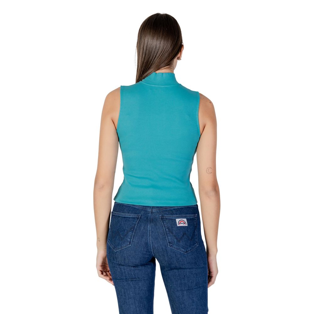 Turquoise Cotton Top