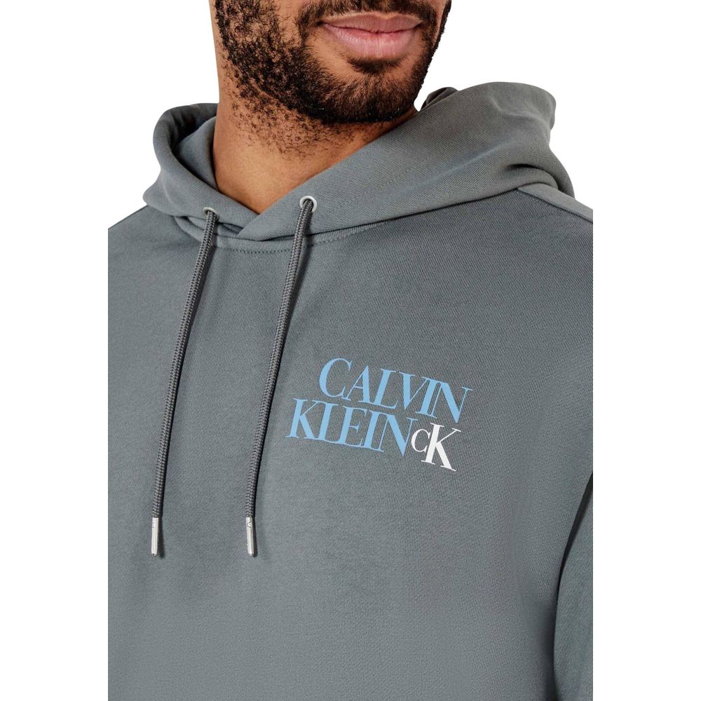 Gray Cotton Hoodie