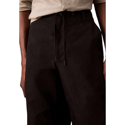 Black Cotton Joggers (Workout Pants)