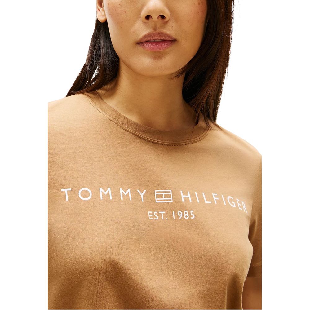 Brown Recycled Cotton T-Shirt