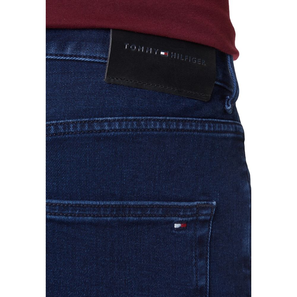 Blue Recycled Cotton Relaxed Fit Jeans