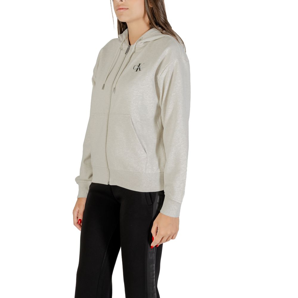 Gray Cotton Hoodie