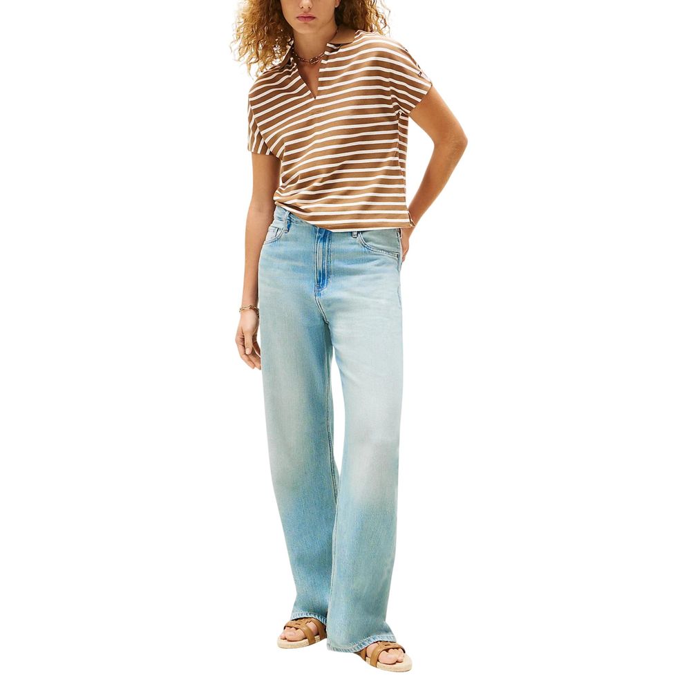 Brown Lyocell T-Shirt