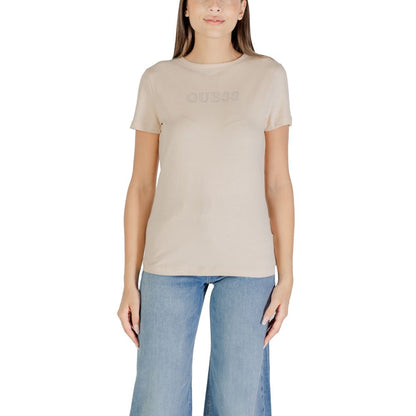 Beige Cotton T-Shirt