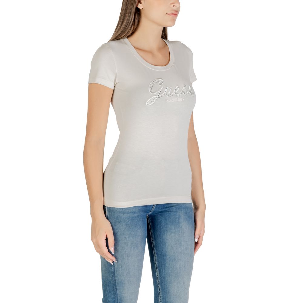 Beige Cotton T-Shirt