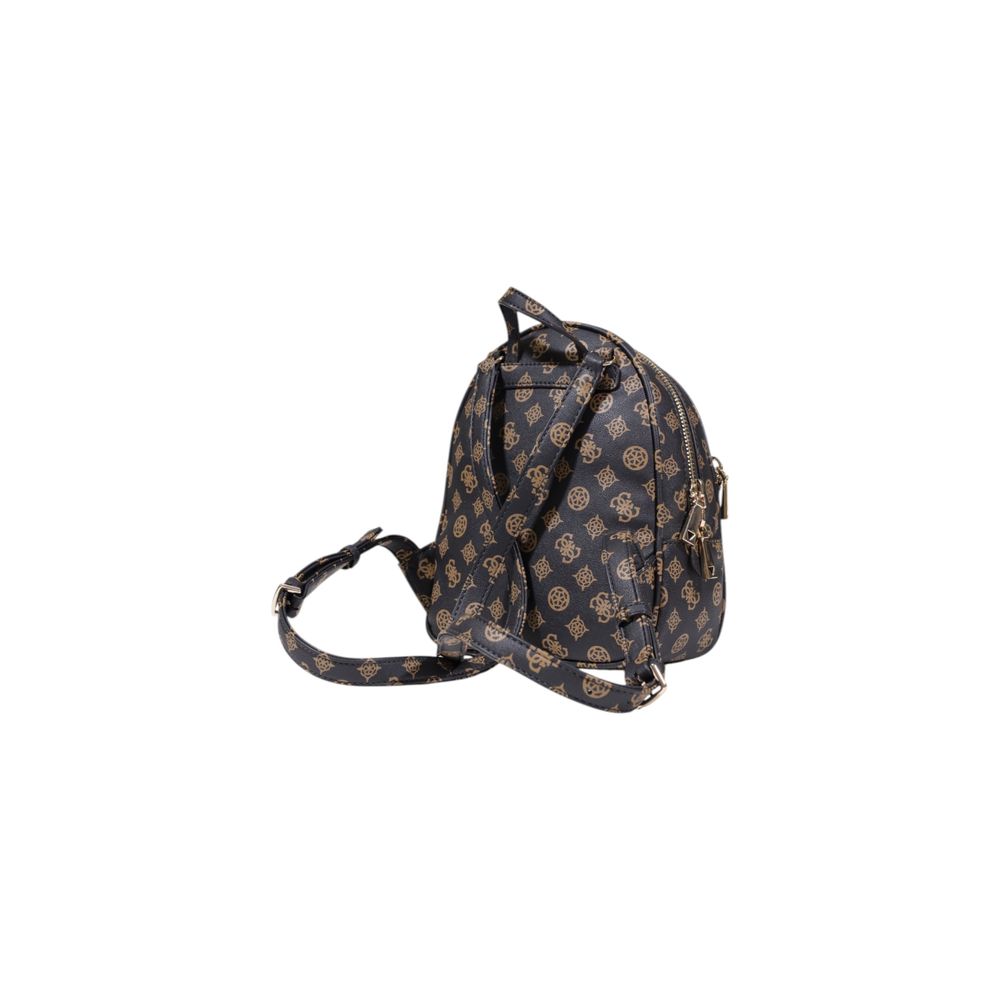 Brown Polyethylene Backpack