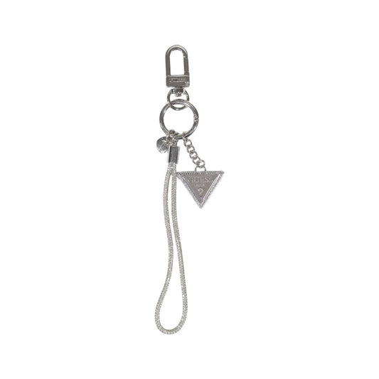Silver Polyester Keychain