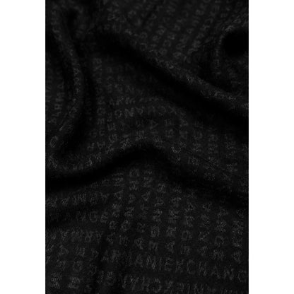 Black Viscose Scarf