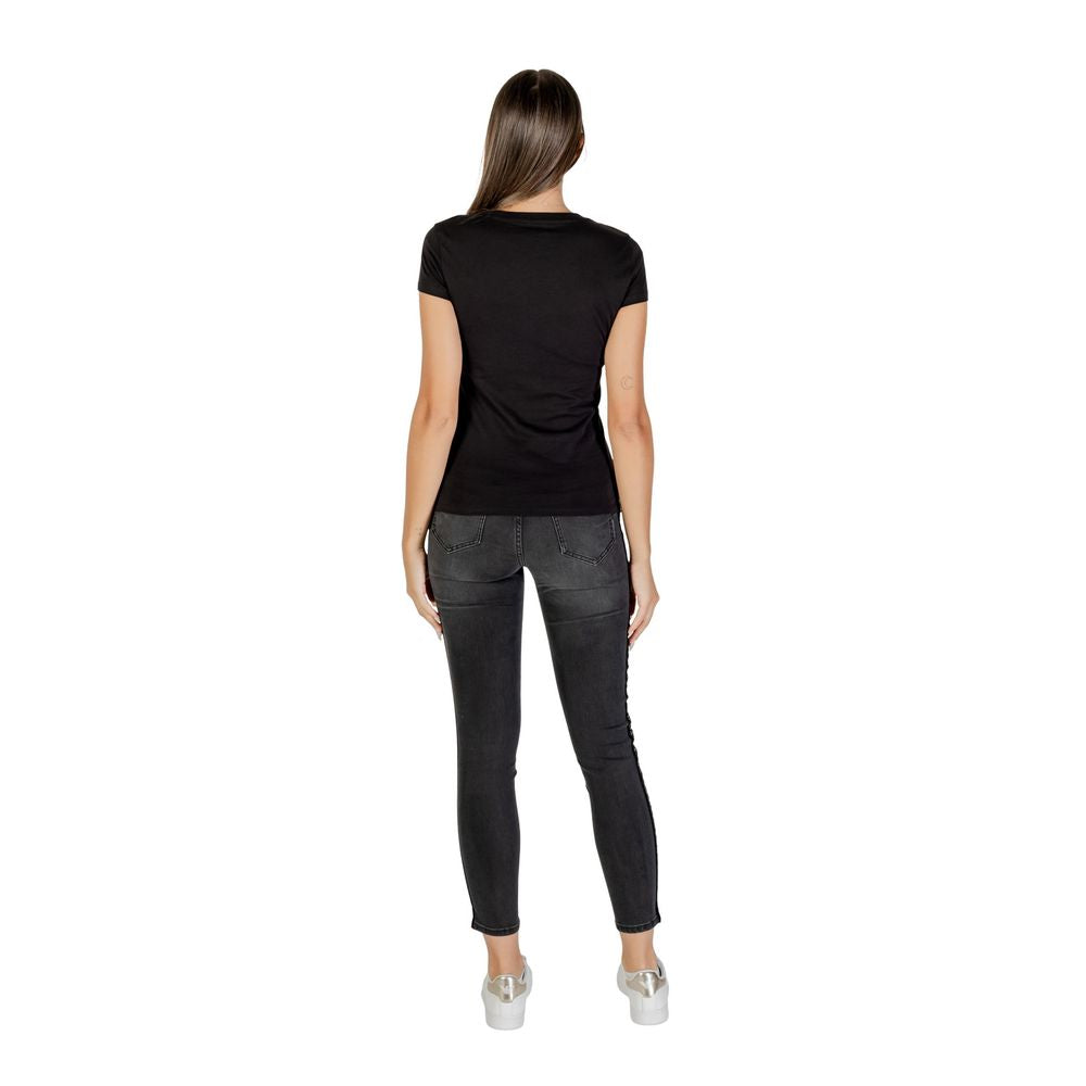Black Cotton T-Shirt