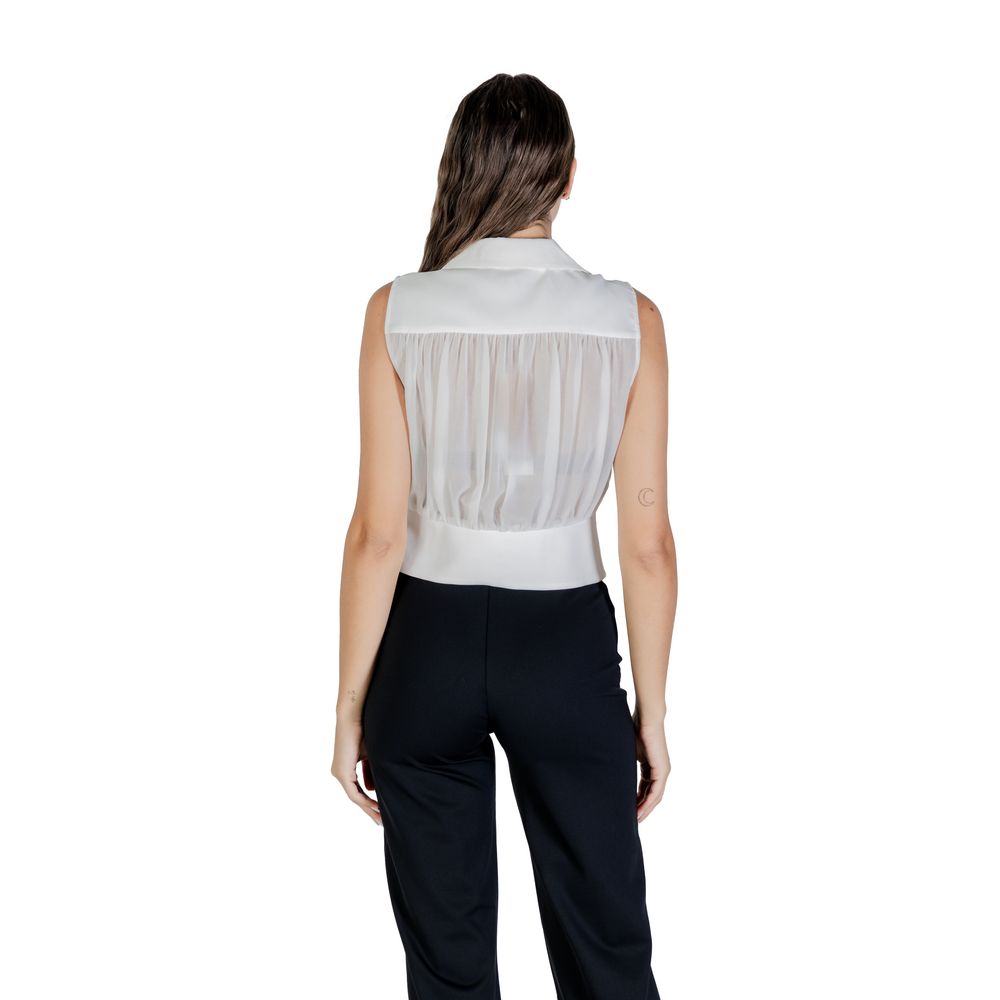 White Polyester Blouse