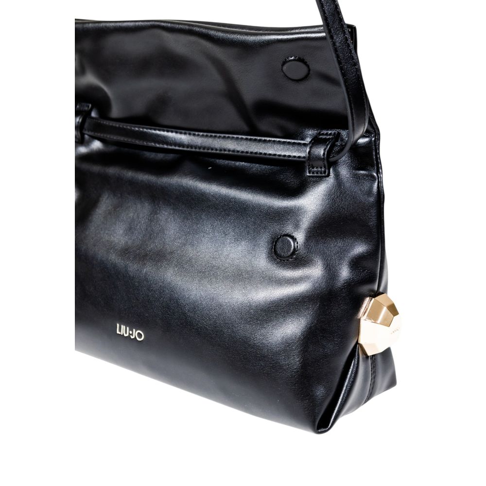 Black Polyethylene Clutch Bag