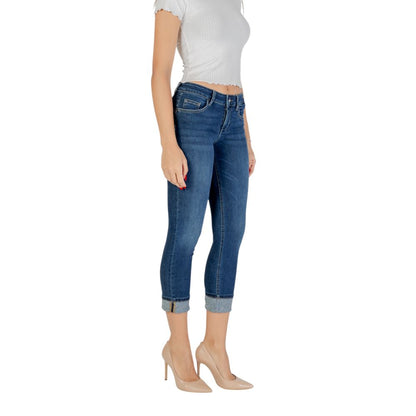Blue Cotton Mom Jeans