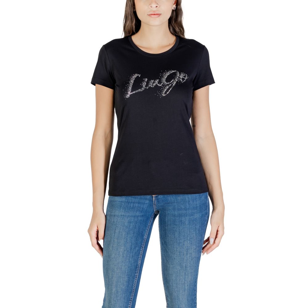 Black Cotton T-Shirt