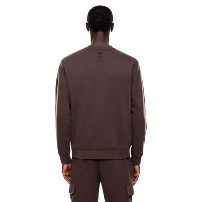 Brown Cotton Sweatshirt