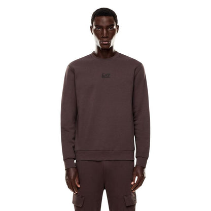 Brown Cotton Sweatshirt