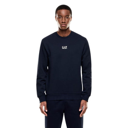 Blue Cotton Sweatshirt