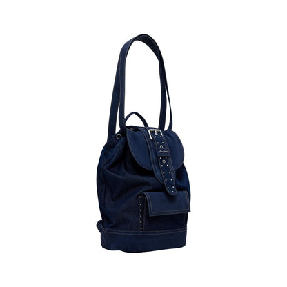 Blue Polyethylene Backpack