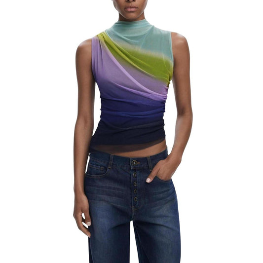 Purple Polyester Top