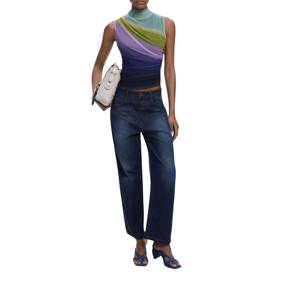 Purple Polyester Top