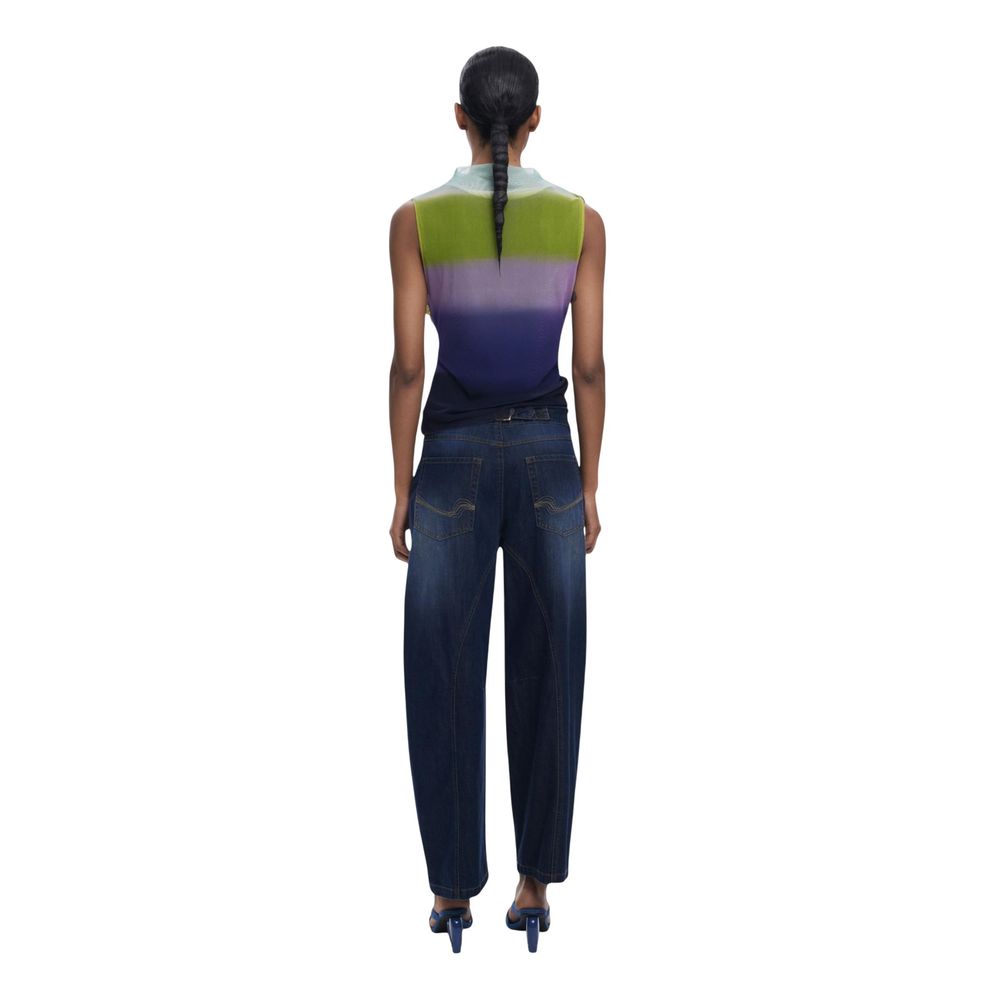 Purple Polyester Top
