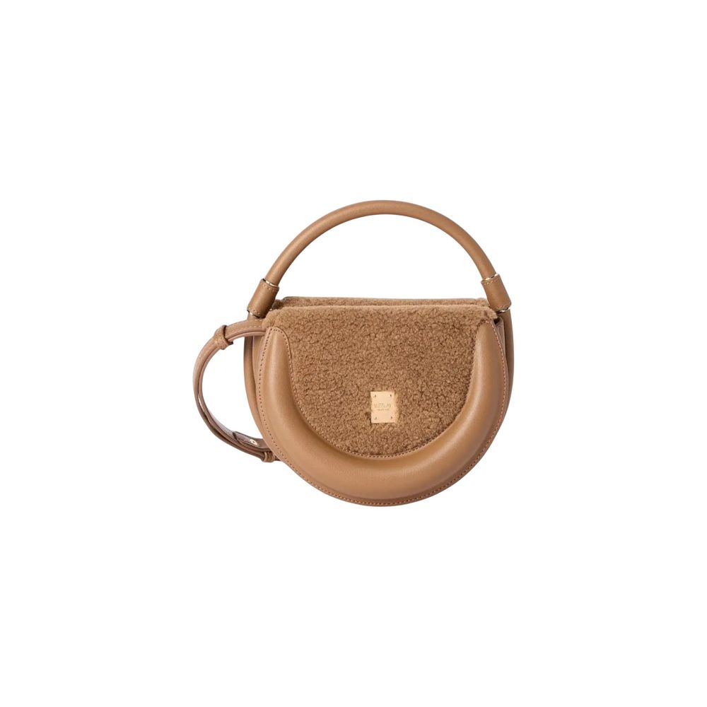 Brown Polyethylene Handbag