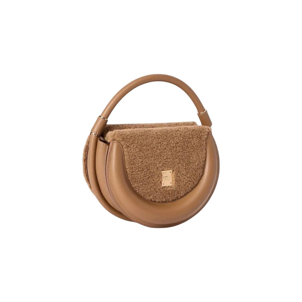 Brown Polyethylene Handbag
