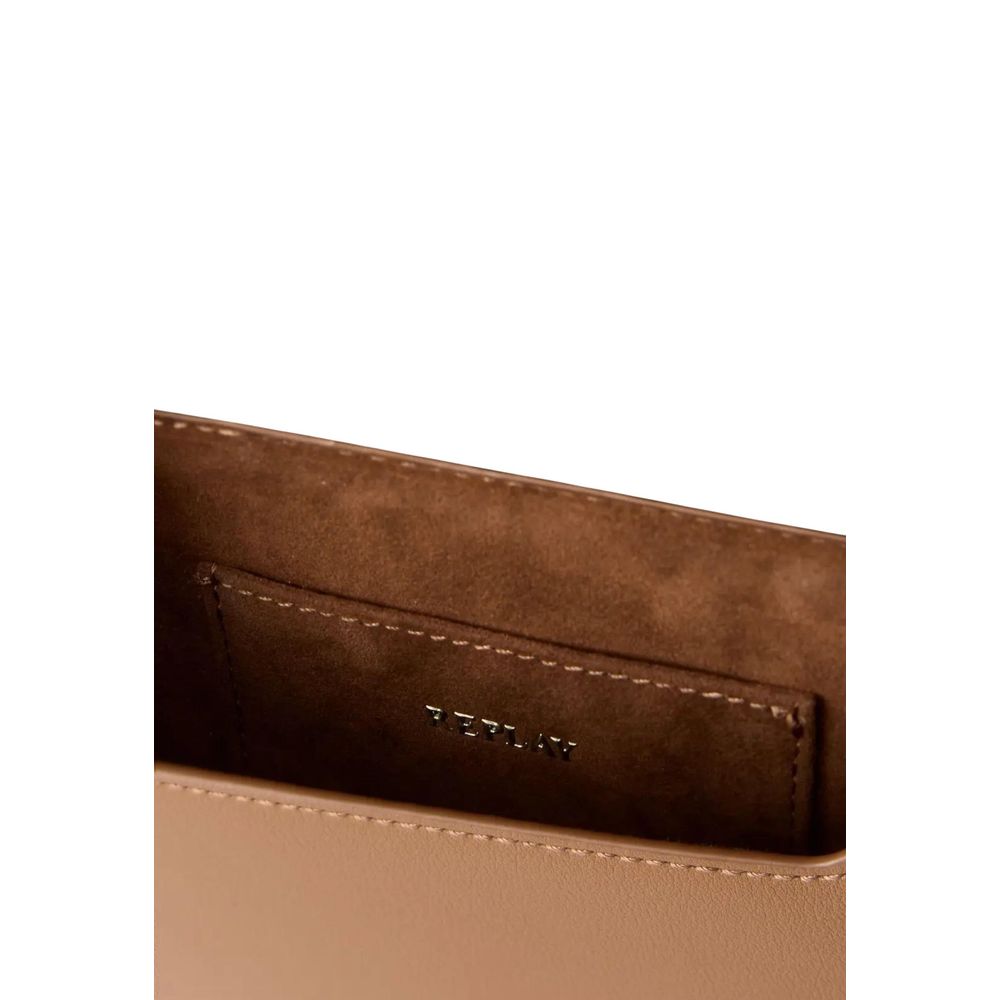 Brown Polyethylene Handbag