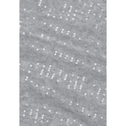 Gray Recycled Polyester Scarf