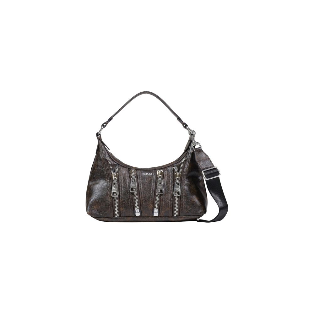Brown Polyethylene Handbag