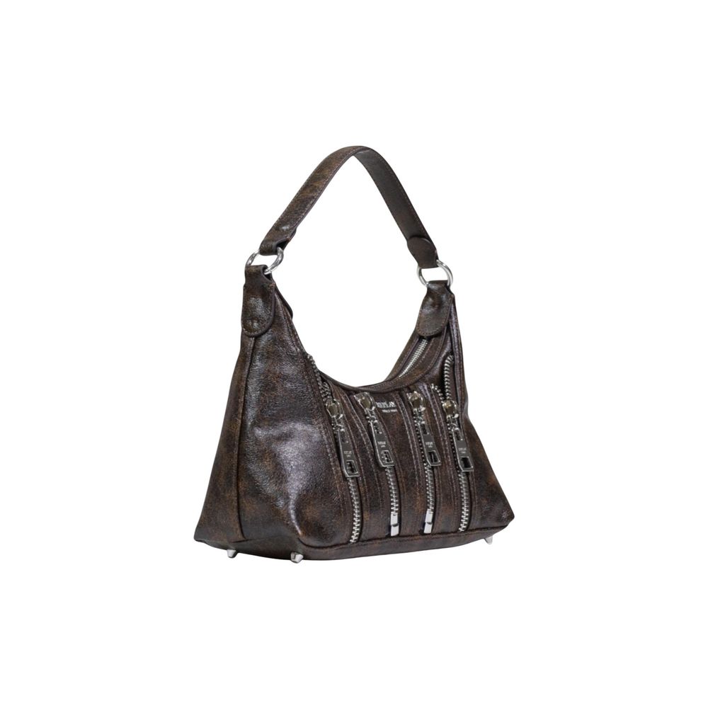 Brown Polyethylene Handbag