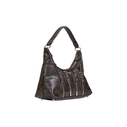 Brown Polyethylene Handbag