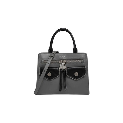 Bicolor Polyester Handbag
