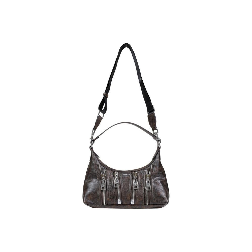 Brown Polyethylene Handbag