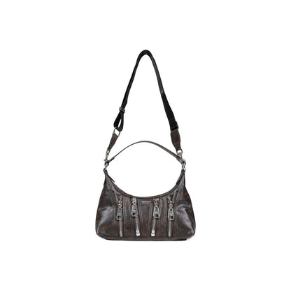 Brown Polyethylene Handbag