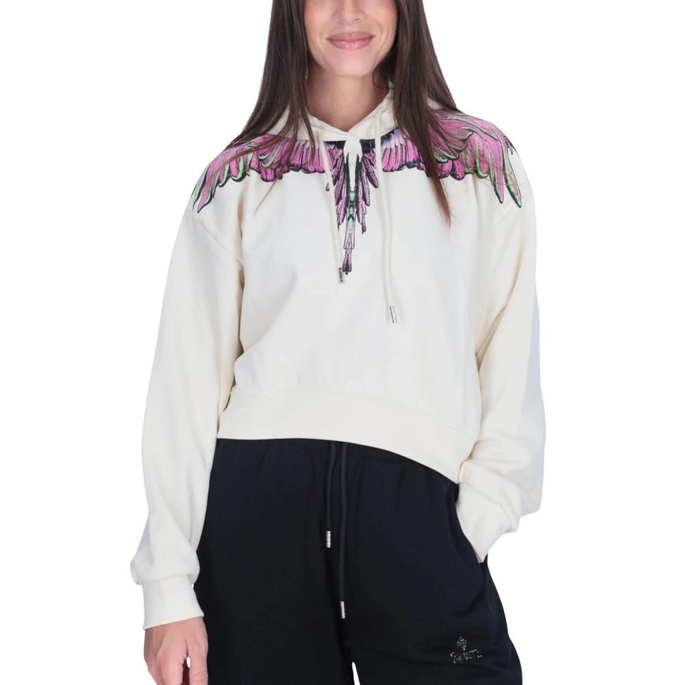 White Cotton Hoodie
