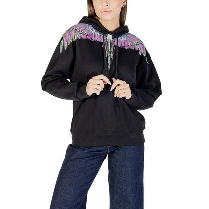Black Cotton Hoodie