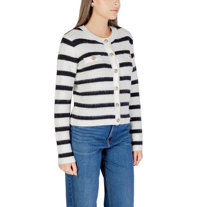 White Marabou Cardigan