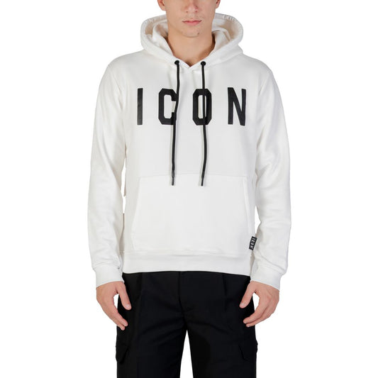 Black And White Cotton Hoodie