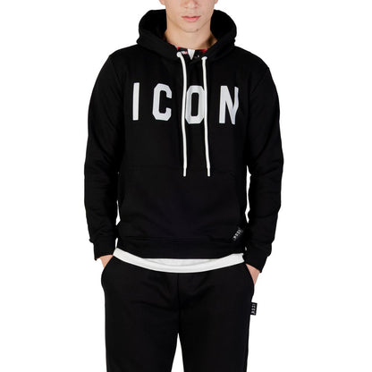 Black And White Cotton Hoodie