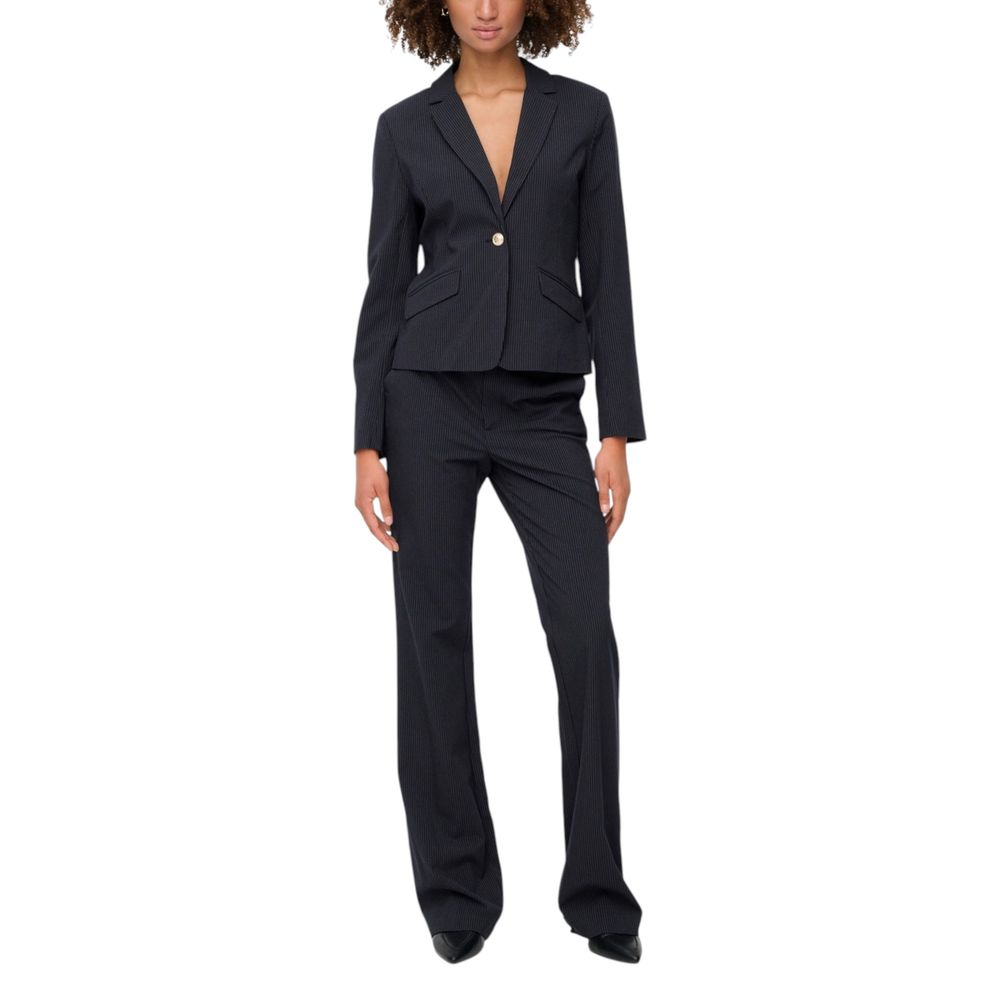 Blue Polyester Blazer
