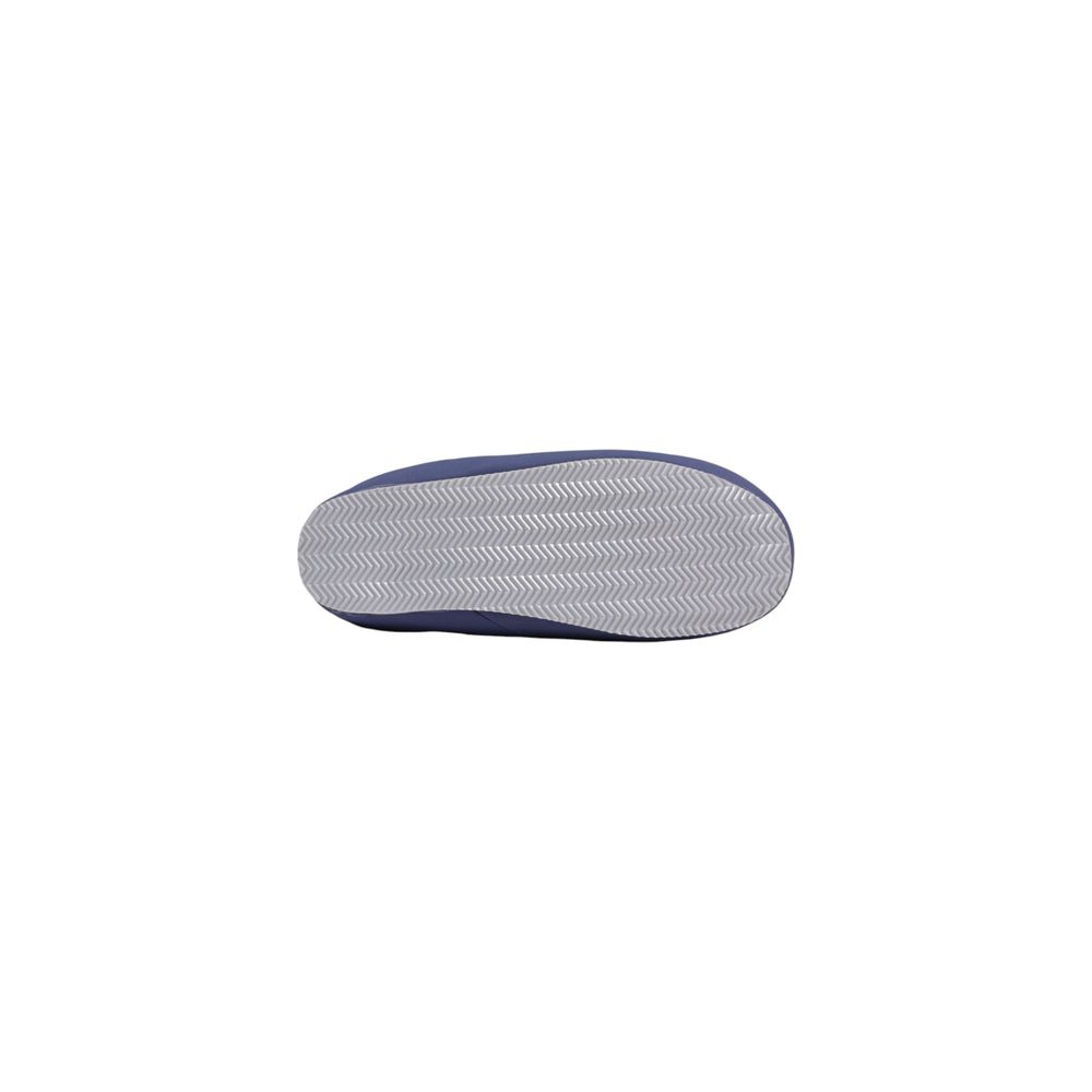 Blue Textile Slippers